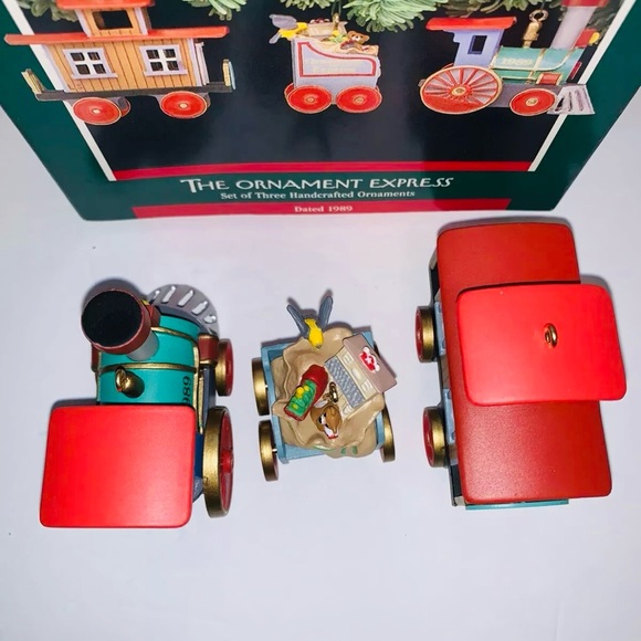 Vintage Hallmark Ornament The Ornament Express Special Edition Christmas Train - Picture 10 of 12